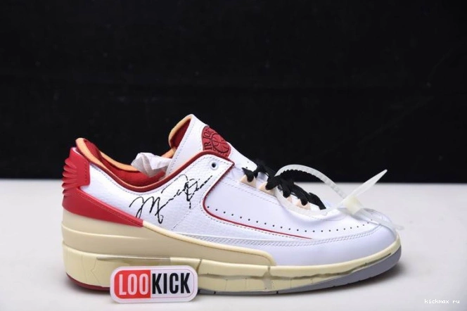 Rep Jordan White SP 2 Low Red DJ4375-106 Off-White Retro 0722
